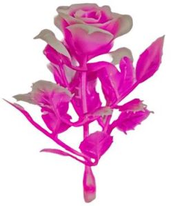 Rose Pink White - Artificial Plastic Plant Fillers