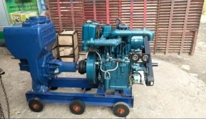 Polished Cast Iron Diesel Driven Dewatering Pump For Industrial