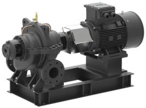 Polished Cast Iron Electric Horizontal Centrifugal Pump For Industrial