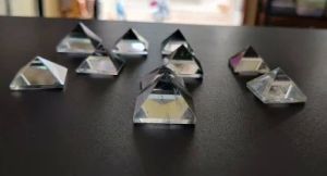 Clear Crystal Pyramid