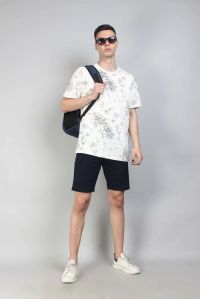 White Crew Neck T Shirt For Men