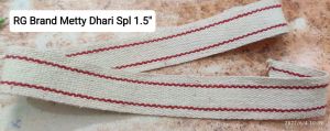 Matty 1.5inch Dhari Cotton Niwar