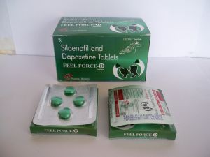 Feel Force-d Sildenafil Dapoxetine Tablet, Packaging Type : Strips