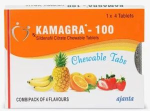 100mg Kamagra Chewable Tablets, Composition : Sildenafil