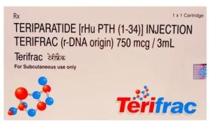 750mcg Terifrac Injection, Packaging Type : Paper Box