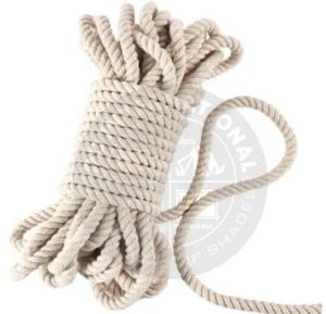 Plain Double Twist Cotton Natural Fibre Rope For Industrial, Industrial