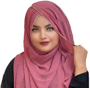 Embroidered Women Head Wrap Scarves