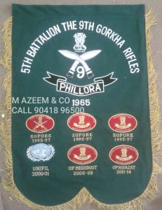 Army Gorkha Rifles Wall Banner