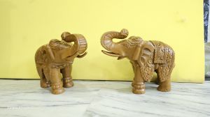 Wooden Elephant Set