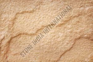 Rectangular Brown Sandstone, For Flooring, Wall, Pattern : Plain