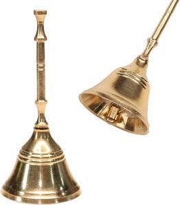 Polished Brass Bell, Shape : Round