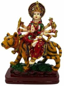 Polished Resin Durga Mata Statue For Religious, Temple