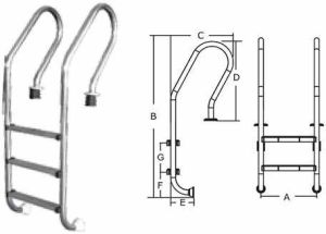 SF Swimming Pool Ladders