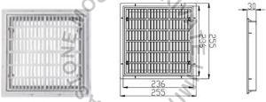 SP1032 ABS White Swimming Pool Main Drain