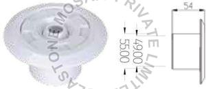 SP1432 White Plastic Eyeball Inlet Nozzle For Pool, Swimming Pool