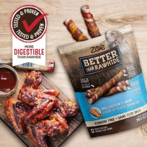 Rawhide Free Twists Bbq Chicken Dogs Treat