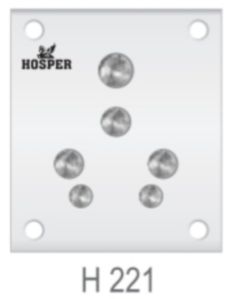 Hosper 16A 5 Pin Electric Socket, Packaging Type : Box