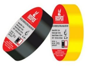 Plain Hosper Nexta PVC Tape, Color : Black, Yellow