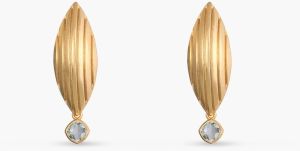 Dune Ridges Silver Drop Earrings