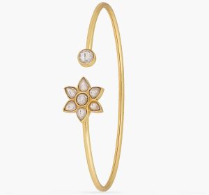 Pia Jadau Silver Bracelet