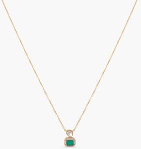 Timeless Gemstone Moissanite Silver Pendant Necklace