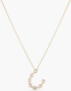 Zaina Moissanite Silver Pendant Necklace