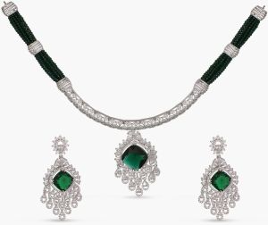 Jelena Nakshatra Cz Necklace Set