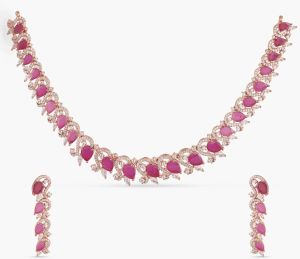 Luz Nakshatra Cz Necklace Set