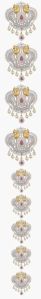 Vibha Nakshatra Cz Hair Brooch