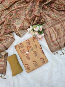 Khadi Silk Ready To Wear 3 Piece Full Set
