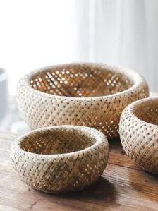 Bamboo And Cane Basket