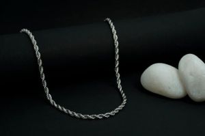 Trendy Silver Plated Chain For Boys