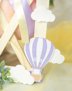 Pinewood Open Crate Gift Basket With Handle