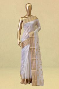 Cotton Cutwork Saree