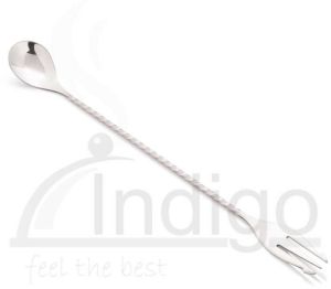 SS Bar Spoon Fork Tail