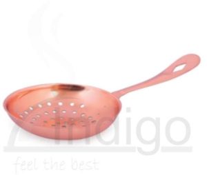 SS Julep Strainer Copper Plated