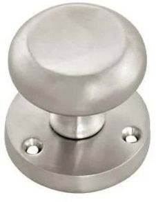 Non Polished Zinc Door Knob, Color : Silver