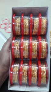 Polished Brass Kareema Bangles, Color : Golden Traditional