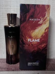 Naseem Flame Aqua Perfume, Form : Liquid, Packaging Type : Glass