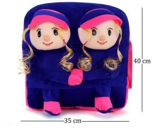 Double Face Doll School Bag Backpack Medium