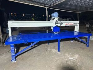 6 Feet Stone Edge Cutting Machine, Weight : 850 Kg For Industrial