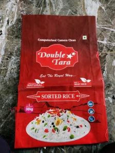 30kg Red Printed BOPP Laminated Bag