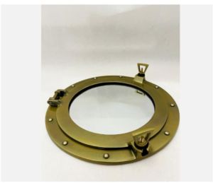 Polished Plain Brass Ship Porthole Window, Color : Golden