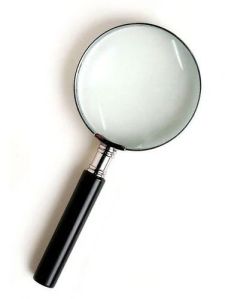 Magnifying Glass, Color : Black (handle) For Magnification Use, Laboratory