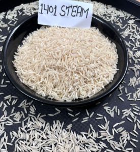 Soft Fully Polished 1401 Steam Basmati Rice 95% 12.5% Max For Cooking