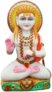 Printed Gorakhnath Marble Statue, Color : Multicolors For Temple, Office, Home