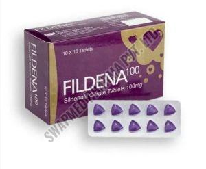 100mg Fildena Tablets, Packaging Type : Strips, Composition : Sildenafil Citrate, Prescription/non Prescription : Prescription