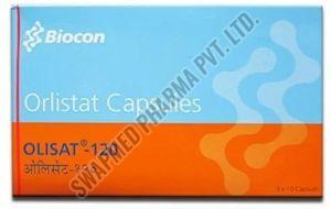 120mg Olisat Capsules, Packaging Size : 3X10 Pack, Composition : Orlistart, Prescription : Prescription