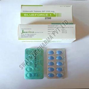 250mg Bluforce 1 Tablets, Composition : Sildenafil Citrate, Prescription/non Prescription : Prescription