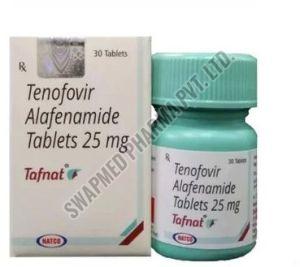 25mg Tafnat Tablets, Packaging Type : Plastic Bottle, Composition : Tenofovir Alafenamid, Prescription/non Prescription : Prescription